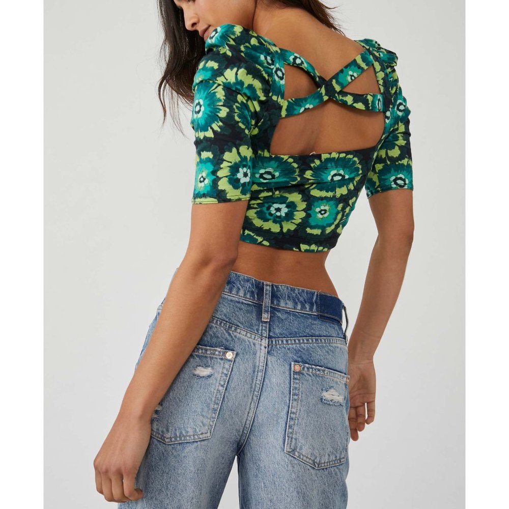 🎉LAST CHANCE🎉 NWT Free People Give Me More Top / Black Combo - Picture 4 of 6